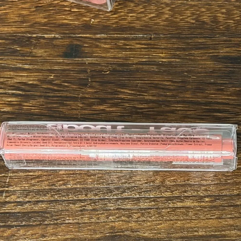 About-Face Bundle Cherry Pick Lip Pencil and Cheek Freak Blush Set. Peach. New!
